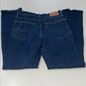 Levi's Dark Blue Straight Leg Jeans